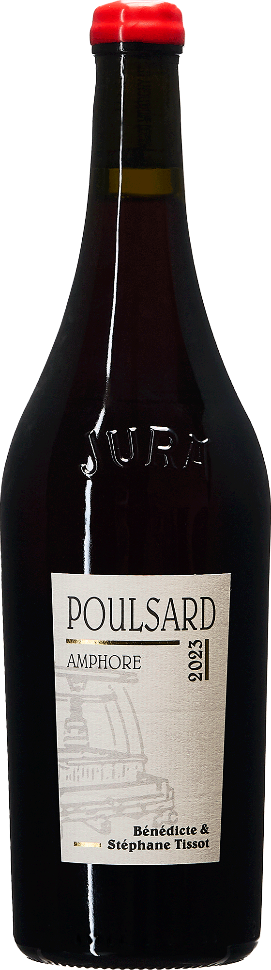 Poulsard Amphore 2023 rouge bouteille organic biodynamic