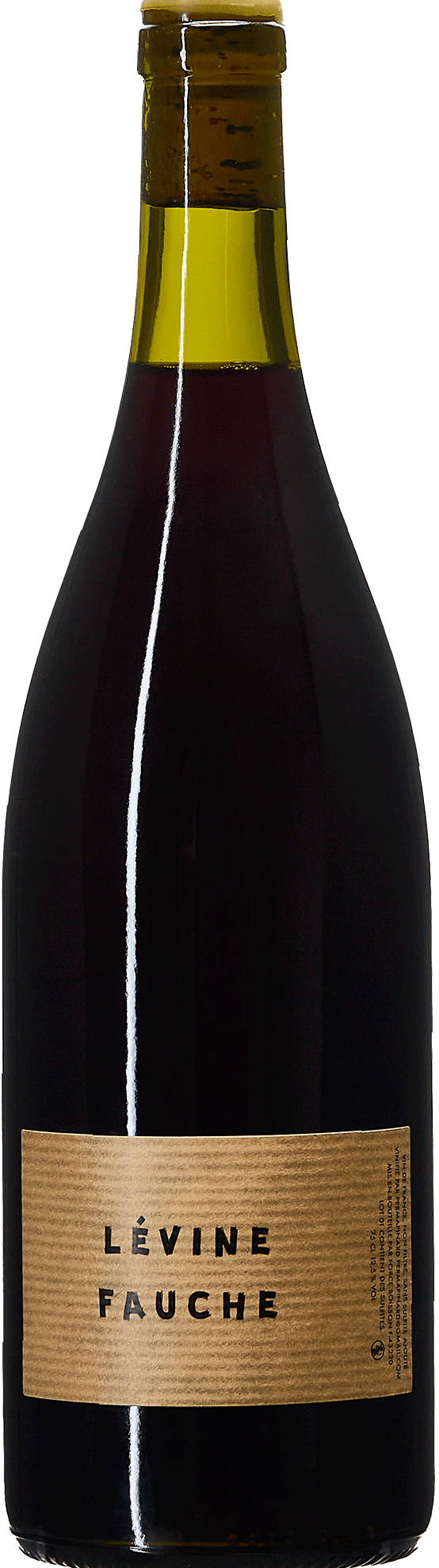 Lévine Fauche 2023 Permapinard rouge bouteille organic biodynamic