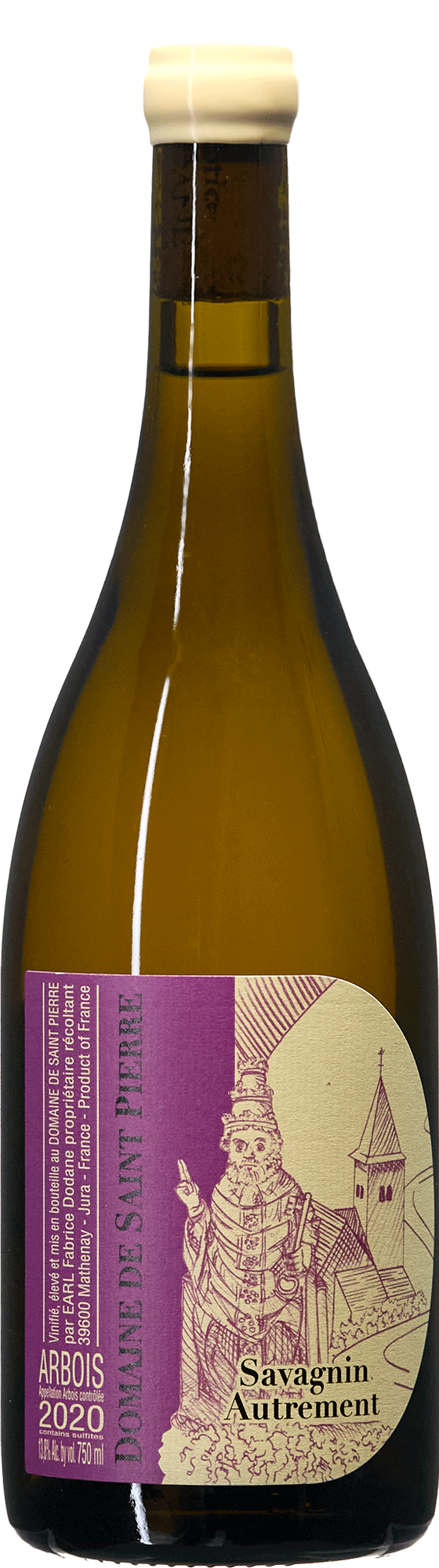 Savagnin Autrement 2020 Domaine de Saint Pierre blanc bouteille organic biodynamic